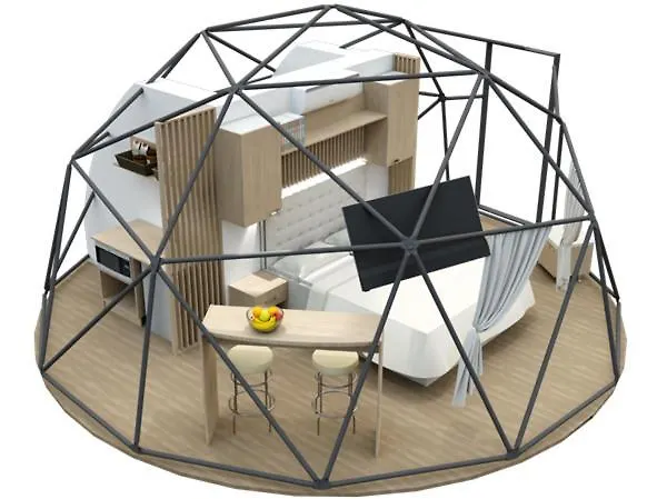 Sutjeska Glamping Domes Luxe tent Tjentiste